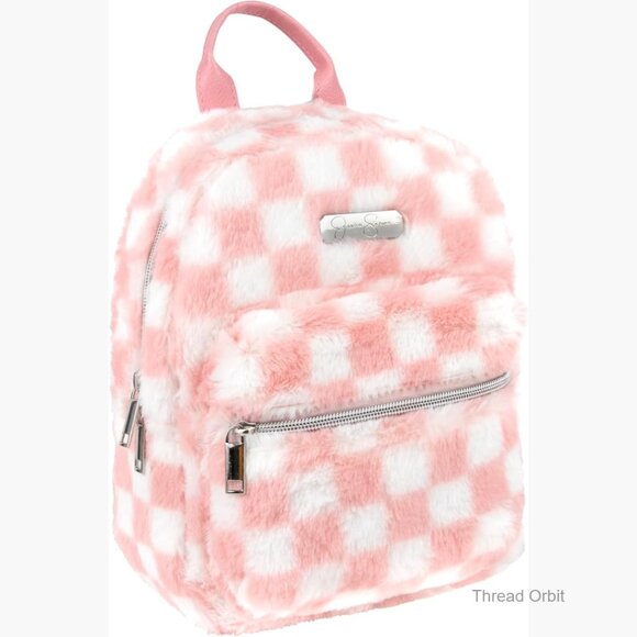 Mini Plush Tablet Backpack for Work College Commuting Travel main image 7